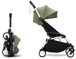 Коляска Stokke YOYO3 Newborn Pack рама белая White 2 в 1 Olive