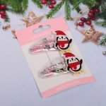 Зажимы для волос 2 шт «Fun idea- Пингвинёнок Лори» 5 см