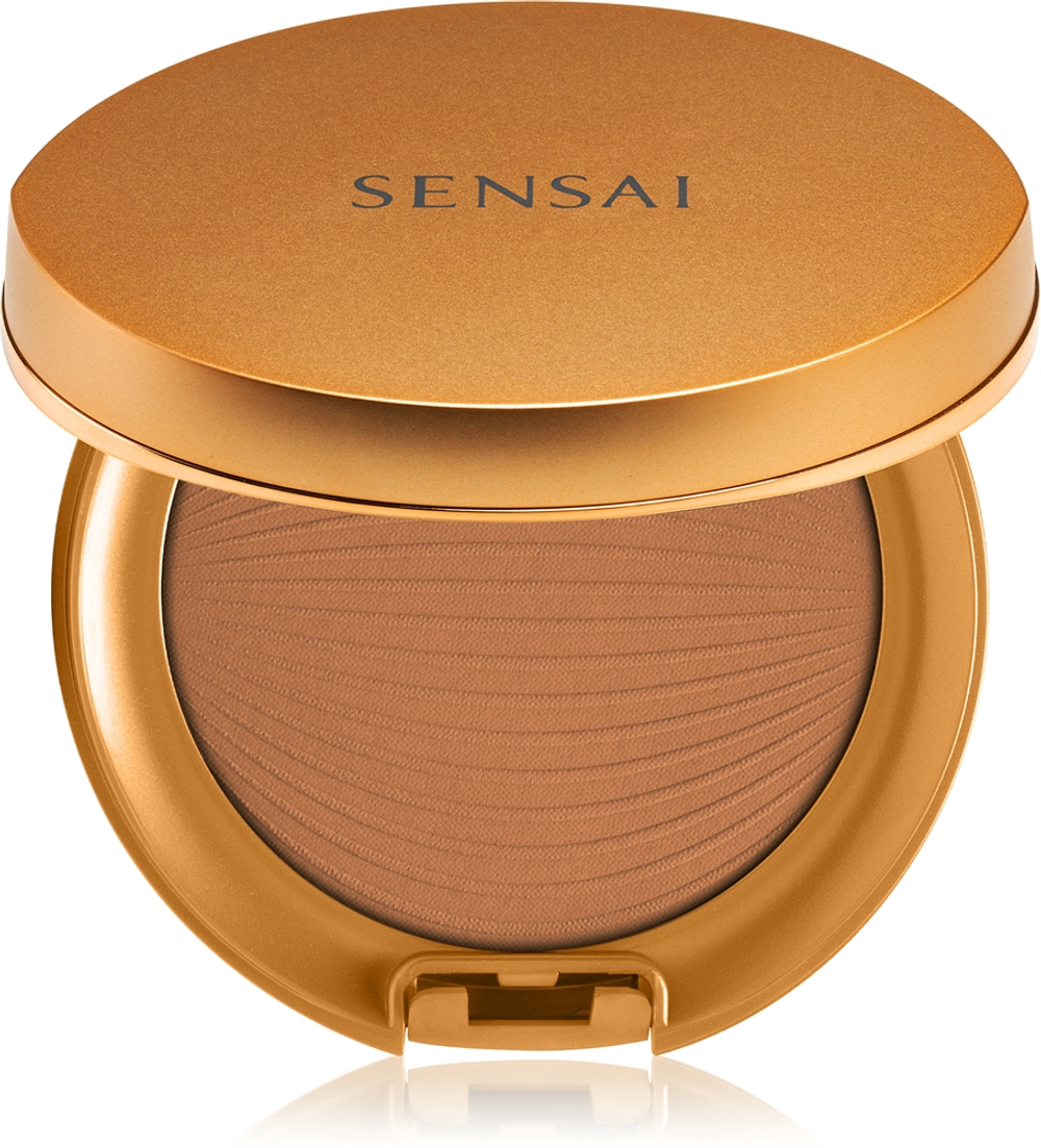 Sensai Silky Bronze Natural Veil Compact - Компактное порошковое тональное средство для осветления и сглаживания кожи оттенок SC04 Dark, 8 g