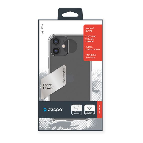 Deppa Gel Color for Apple iPhone 12 Mini Red