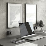 Розетка с заземлением, шторками и USB тип A+C Gallant графит рифленый W5071704