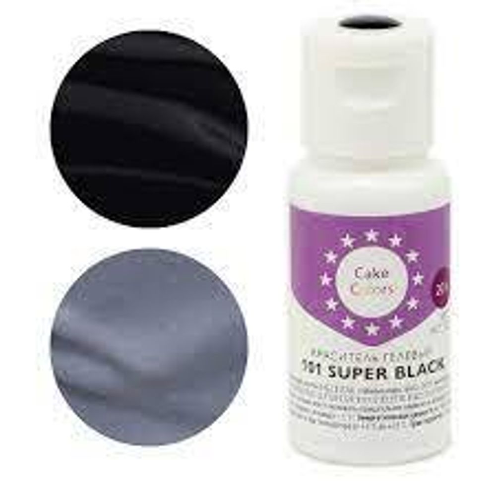 Краситель гелевый Cake Colors Super Black 20 гр.