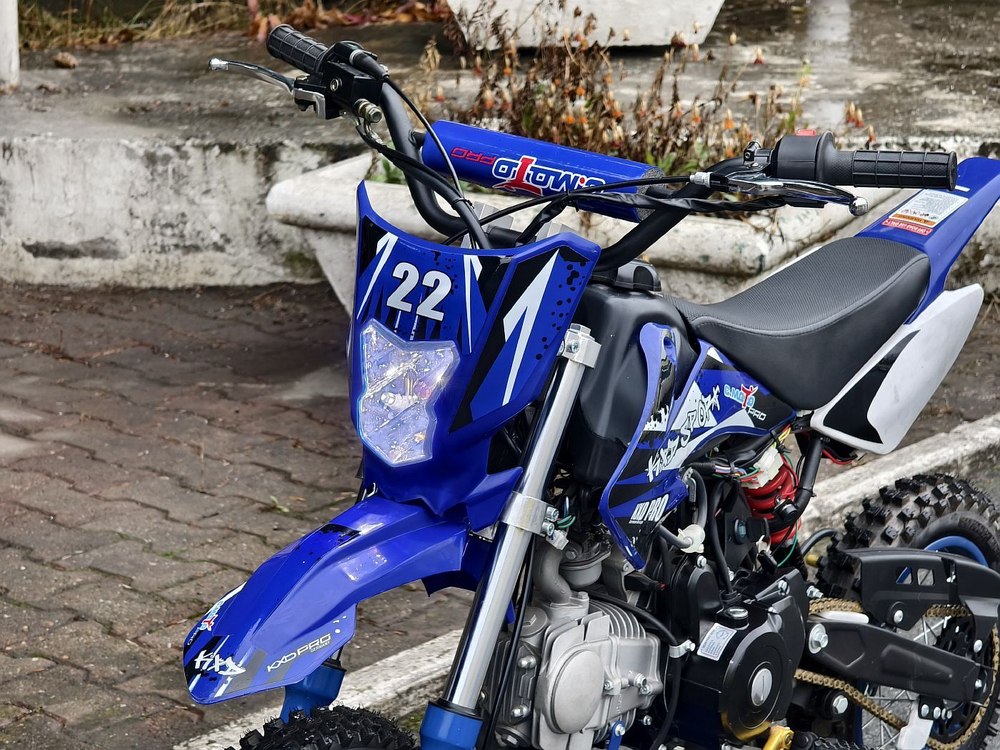 Комплект запчастей (Машинокомплект) для сборки питбайка C.MOTO KXD 607 синий