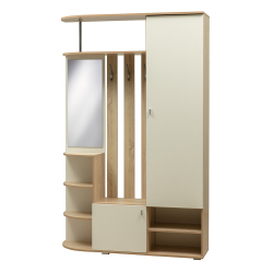 Прихожая Кармен-7, Дуб Сонома, Белый