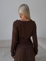 Трикотажный костюм Spring шоколад