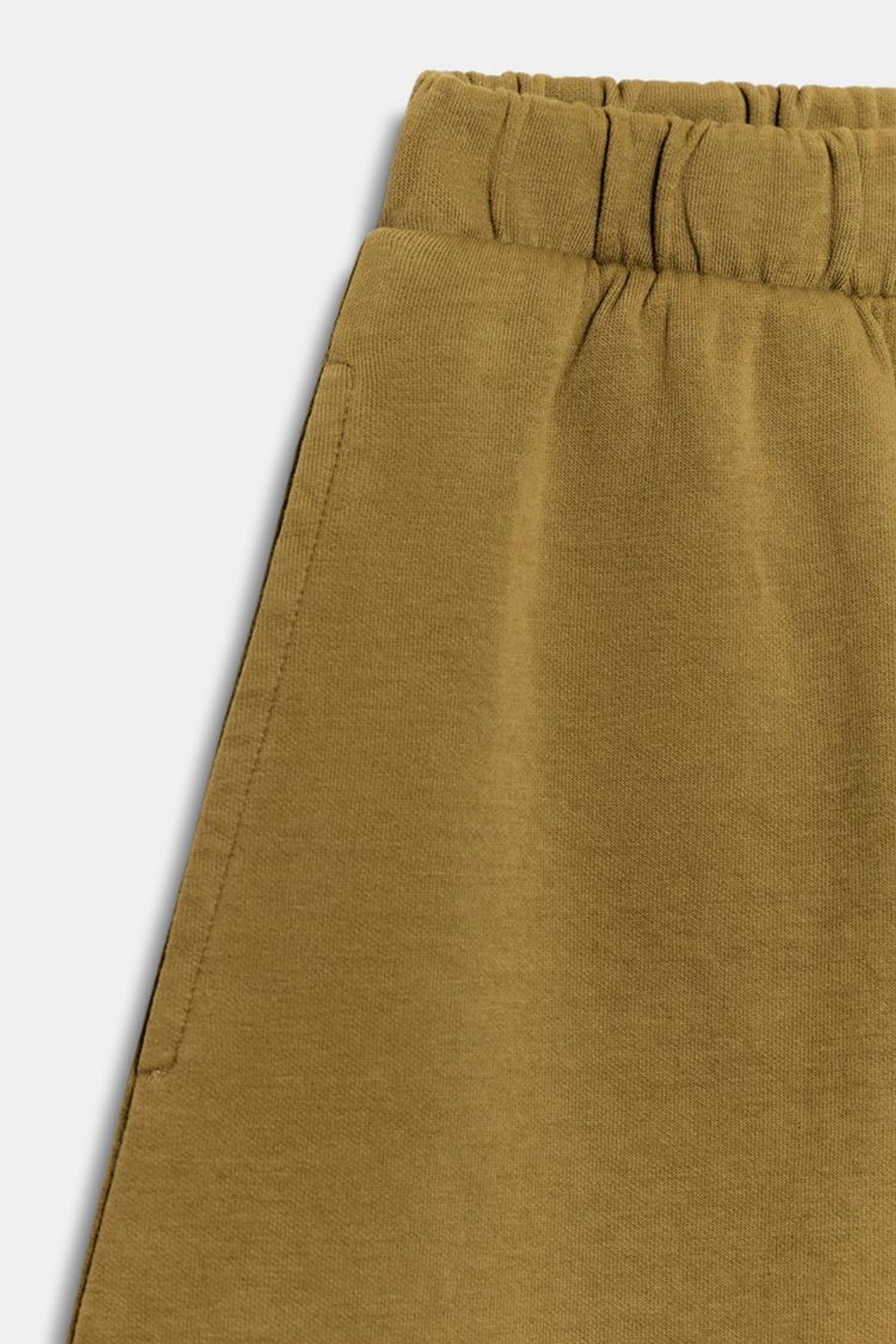 ZARA ШОРТЫ INTERLOCK, ОЛИВКОВЫЙ