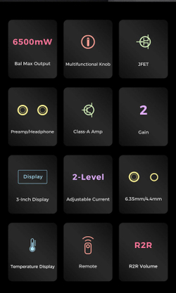 Усилитель для наушников Aune N7, черный