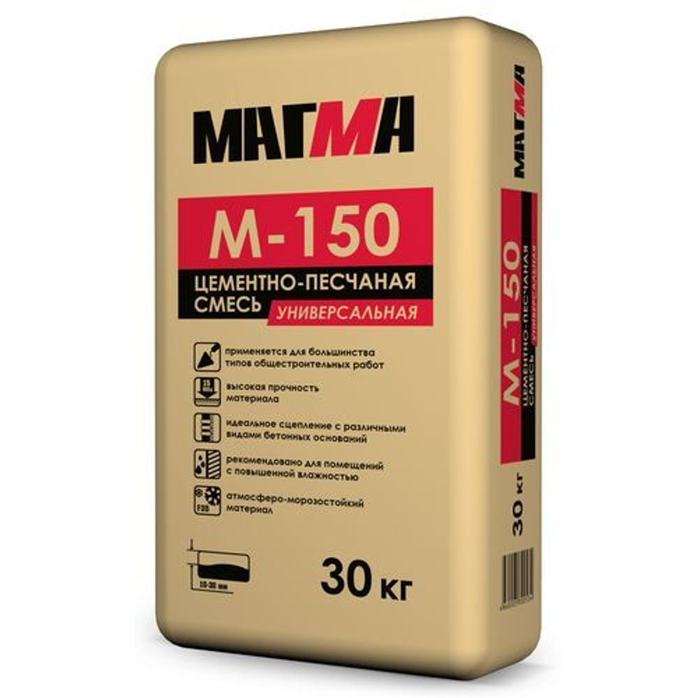 Смесь цементно-песчаная Магма М-150 (25кг)