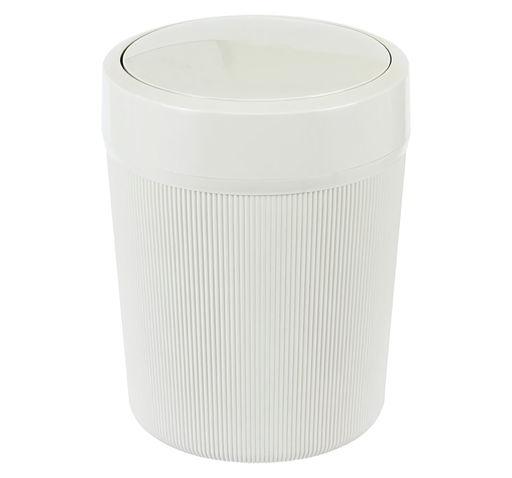 Контейнер для мусора ВЕЛЬВЕТ 4 л, крышка фиксируется в двух положениях: «открыта» и «закрыта» М2485