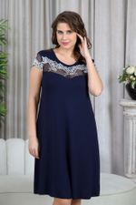 Ночная сорочка Мелинда-1 Виотекс ТЁМНО-СИНИЙ