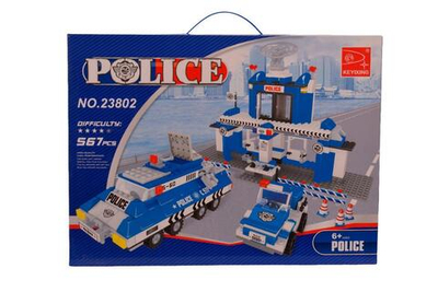 Констр. блочный Аусини Полиция, 567эл. коробка 23802