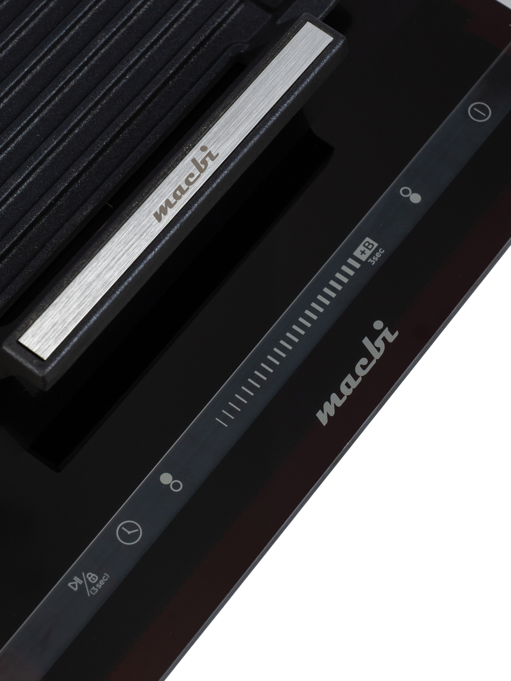 Индукционная варочная панель MACBI GK-ID 303619 EB-P: шнур с вилкой, 2 конфорки 3600Вт, непрерывный нагрев, черный/матовый