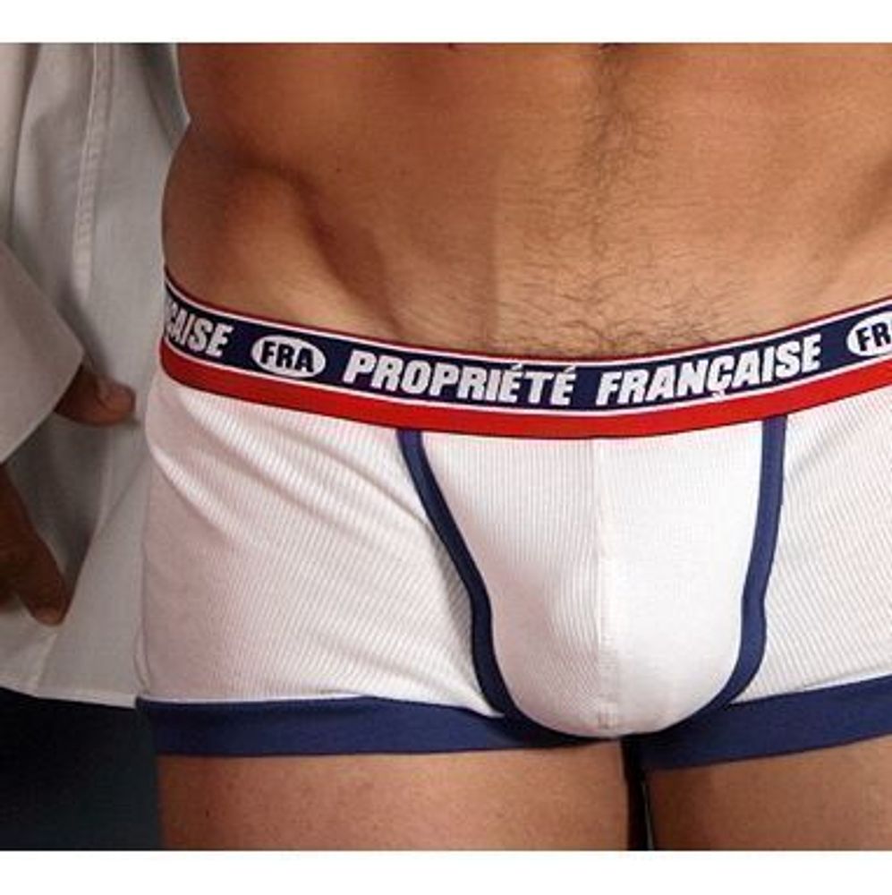 Мужские трусы хипсы Aussiebum Patriot Property of  France White