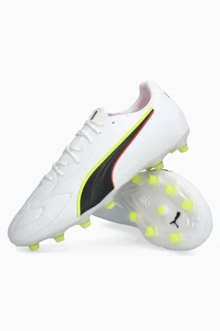 Бутсы Puma King 20 Match FG/AG - белый