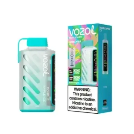 Vozol Gear Power 20000 - Double Apple Ice (5% nic)