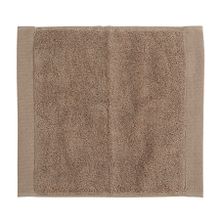 Полотенце для лица коричневого цвета из коллекции Essential, 30х30 см
