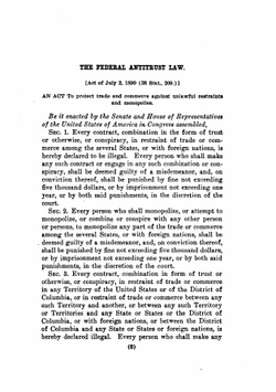 The Federal Antitrust Law. with Amendments: List of Cases Instituted by the United States, and Citations of Cases Decided Thereunder Or Relating Thereto. January 1, 1914 | сборник