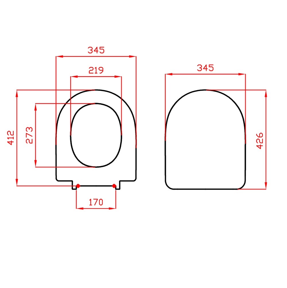 Сиденье для унитаза Amalfi белое дюр.нерж.кр.м/лифт, съем "Art/Fest" (Sanita Lux)