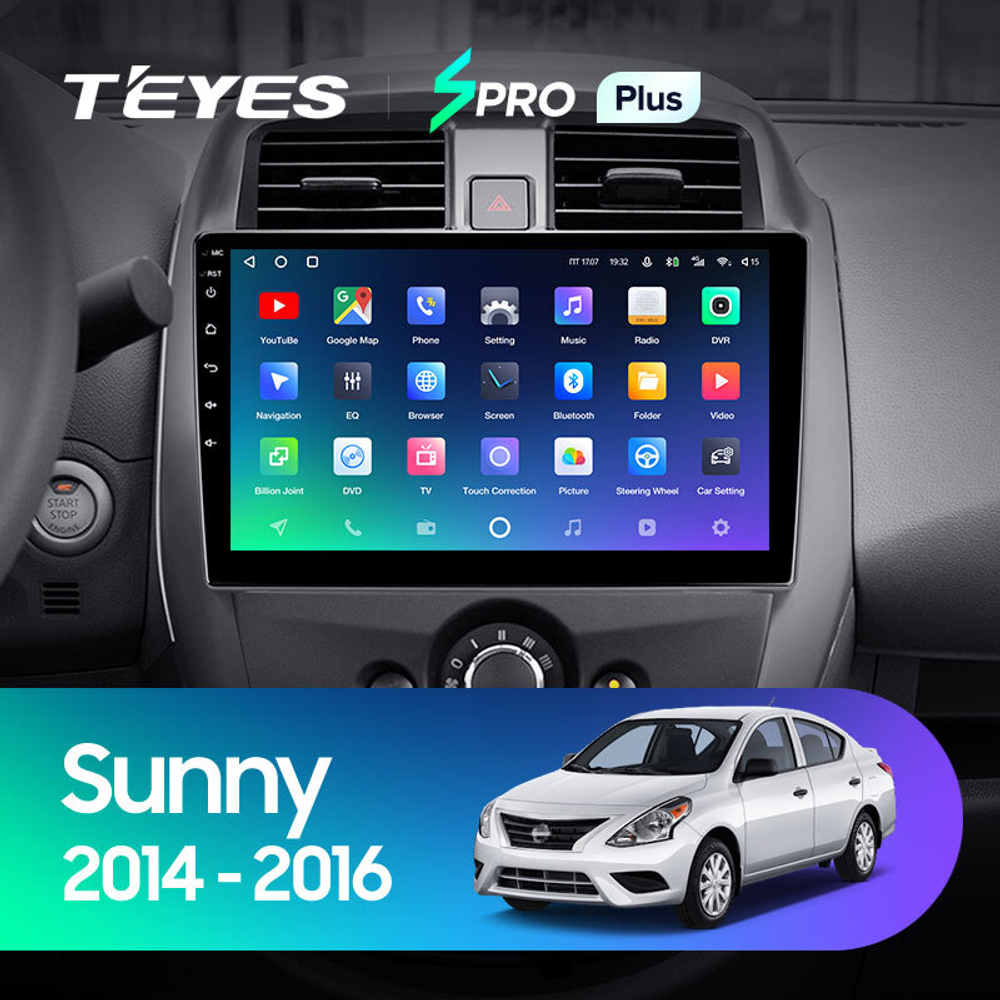 Teyes SPRO Plus 10,2" для Nissan Sunny 2014-2016