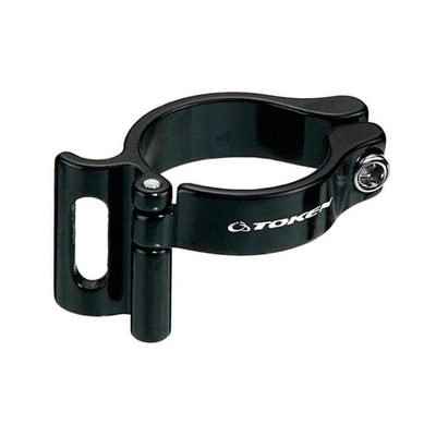 Хомут D31,8мм. для передних суппортов с креплением "Braze-on", алюм., чёрный.TK180-318
