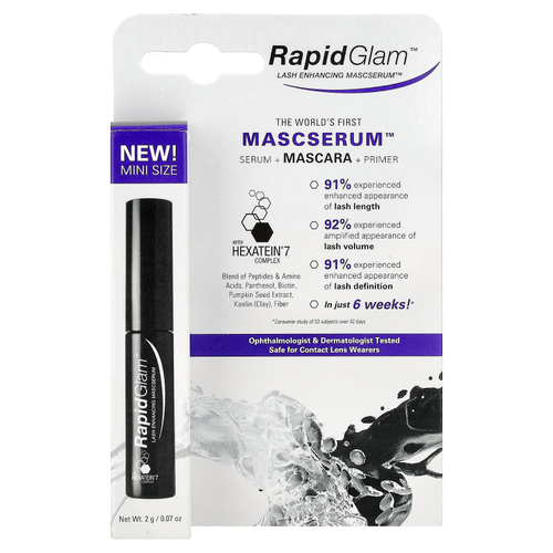 RapidLash, RapidGlam™, Маска для укрепления ресниц, 2 г (0,07 унции)