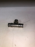 фитинг метал тройник трубки пвх м10*1d8