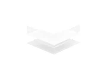 Внешний соединитель угловой для накладного магнитного шинопровода CLT 0.213 03 WH белый Space Crystal Lux