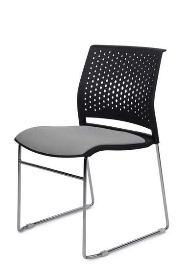 Кресло Колор RCH D918B Черный пластик/Серая ткань