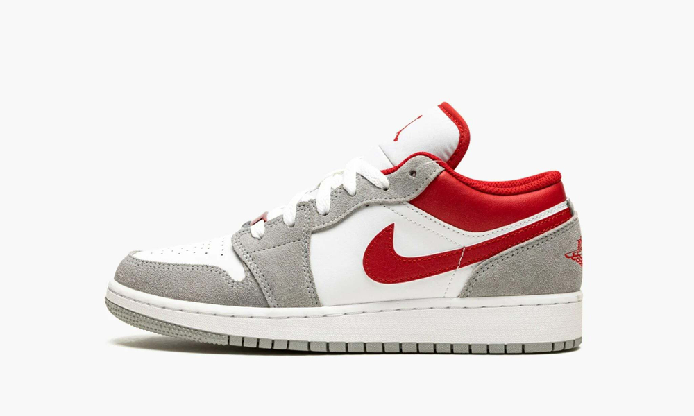Air Jordan 1 Low SE GS "Smoke Grey Gym Red"