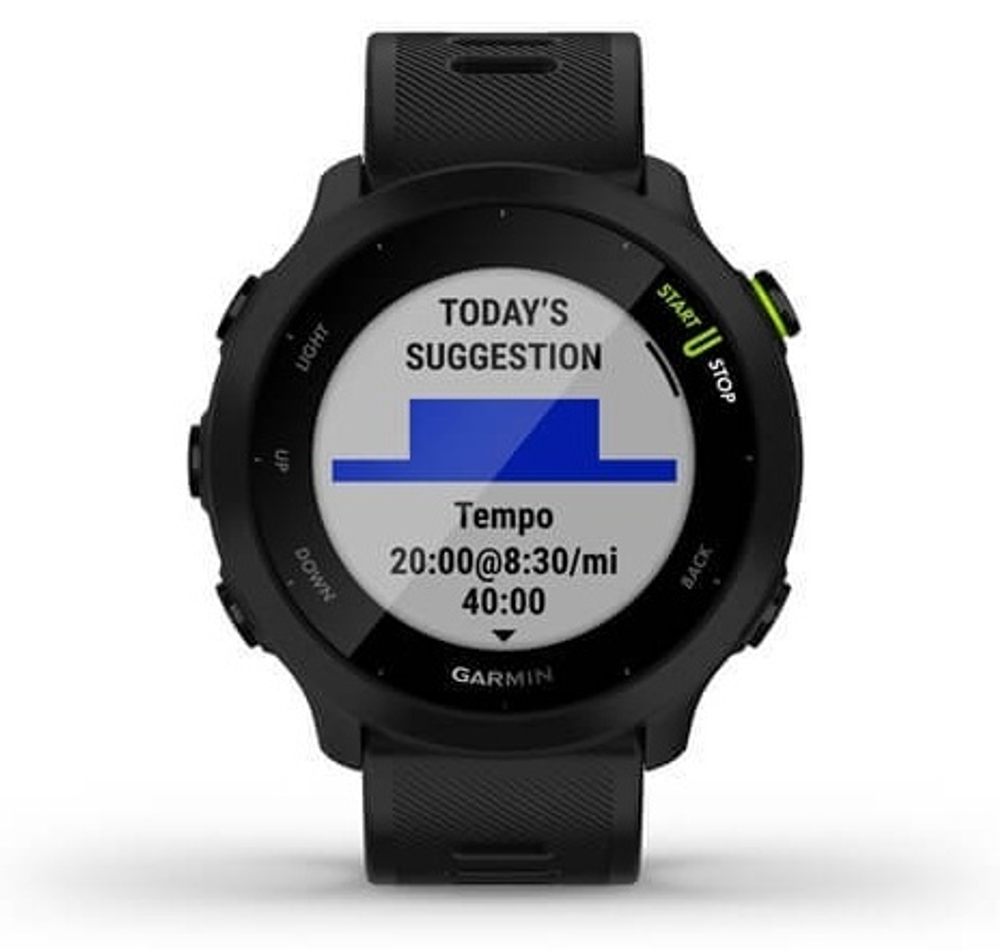 Смарт-часы Garmin Forerunner 55 44 мм черный-черный