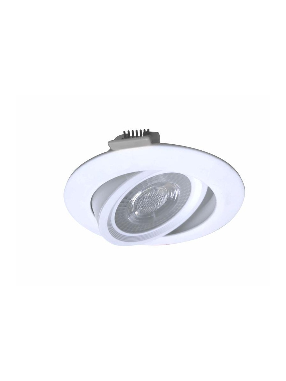 Светильник светодиодный Downlight RR 9Вт 180-265В 4000К кругл. поворотн. панель бел. КОСМОС KDownRR9W4000K