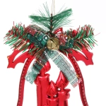 Украшение новогоднее «Колокольчик-Зимние свечи» 18*14 см, Красный