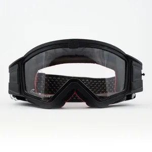 Очки кроссовые ARIETE MUDMAX GOGGLES, черный, прозрачная линза без пинов 14940-NSN