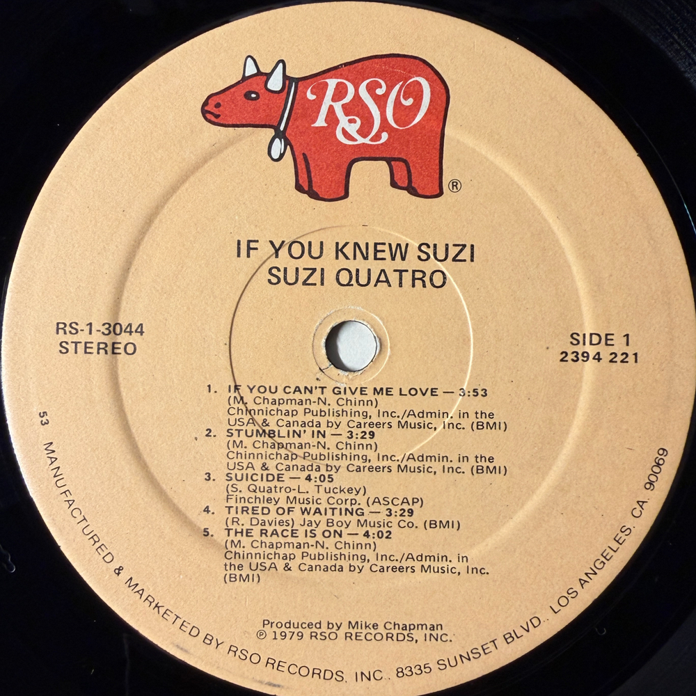 Suzi Quatro - If You Knew Suzi… (США 1979г.)