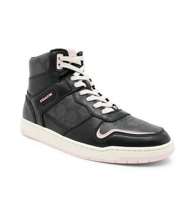 Skórzane кроссовки HI TOP COATED CANVAS Coach - черный(CD304)