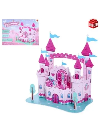 3D Конструктор из пенокартона «Волшебный замок», 21 деталь