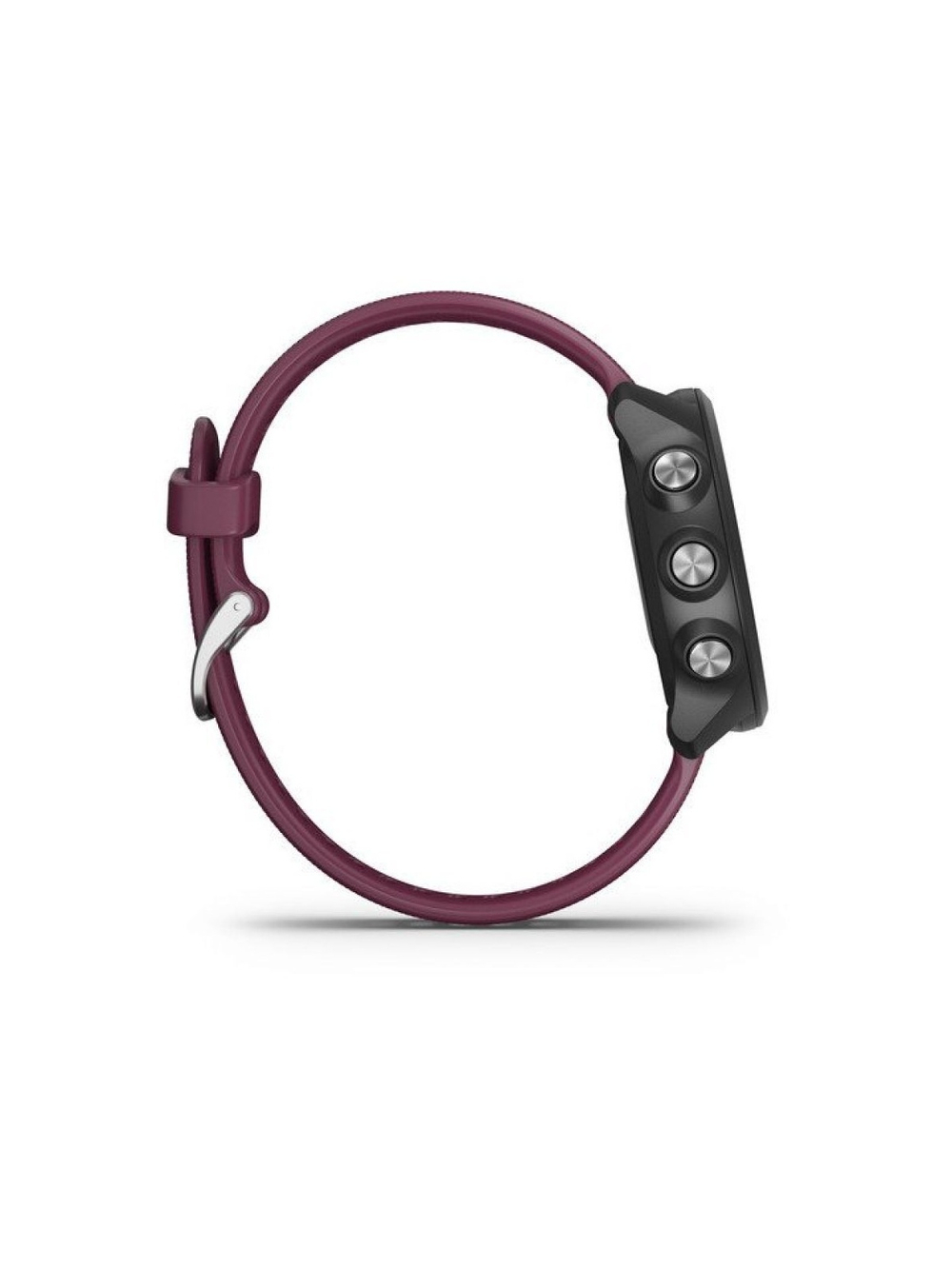 Garmin Forerunner 245 чёрный с вишневым ремешком беговые смарт-часы с GPS (010-02120-11)