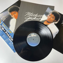 Винтажная виниловая пластинка Michael Jackson Thriller (Япония 1982) (Obi)
