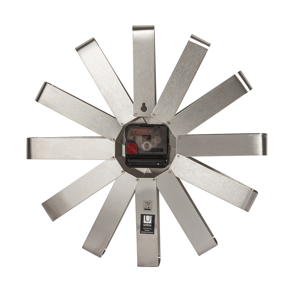 Часы настенные ribbon, D31 см, сталь