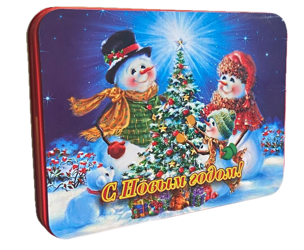 Чай «С НОВЫМ ГОДОМ» 60 г. в жестяной банке с магнитом