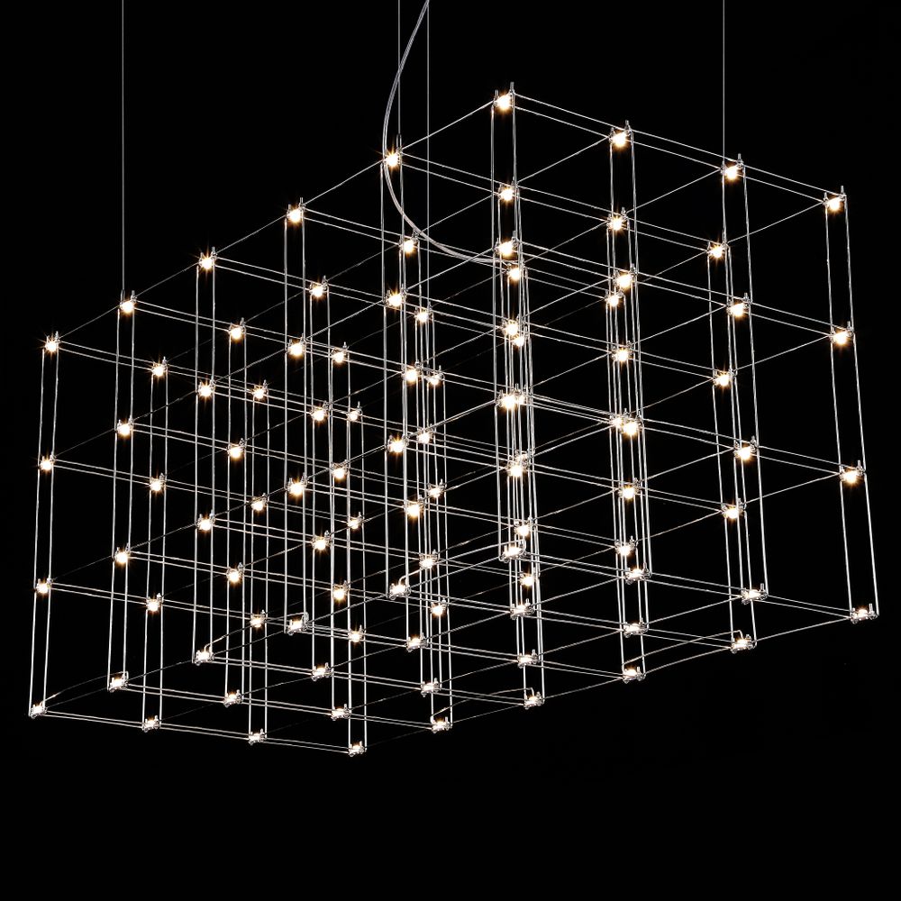 Подвесная Люстра Quasar Cosmos Square Led Pendant Light 120/60/60 By Imperiumloft