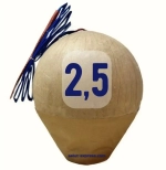 ШАР 2,5 КРАСНО-СИНИЙ ИНЬ-ЯН