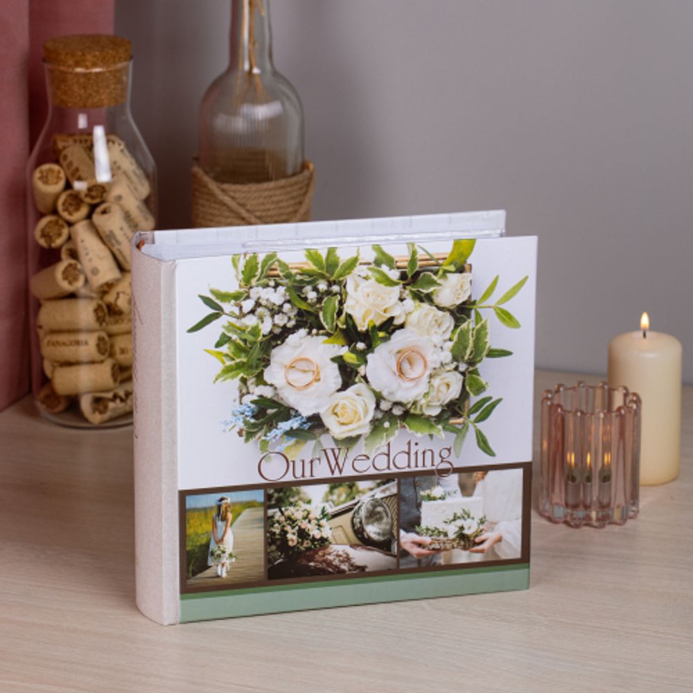 Фотоальбом Image Art IA-300BB серия 407 Свадьба книжный переплёт 75 лис 300 фотографий 10х15