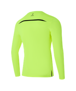 Футболка судейская с длинным рукавом DIVISION PerFormDRY Referee LS Tee, желтый неон