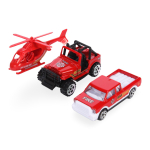 Набор "Парковка" Пожарная часть", 32 дет., в/к 48,6*10,2*35 см