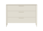 Комод Type 3 ящика ширина 120 см (молочный)