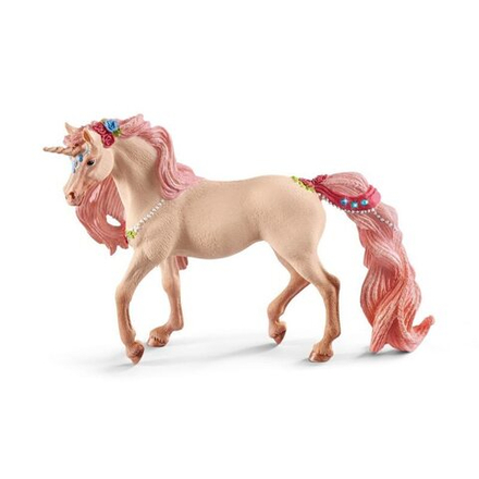 Schleich World of Elves Bayala - Декоративная лошадь-единорог с украшениями 70573X