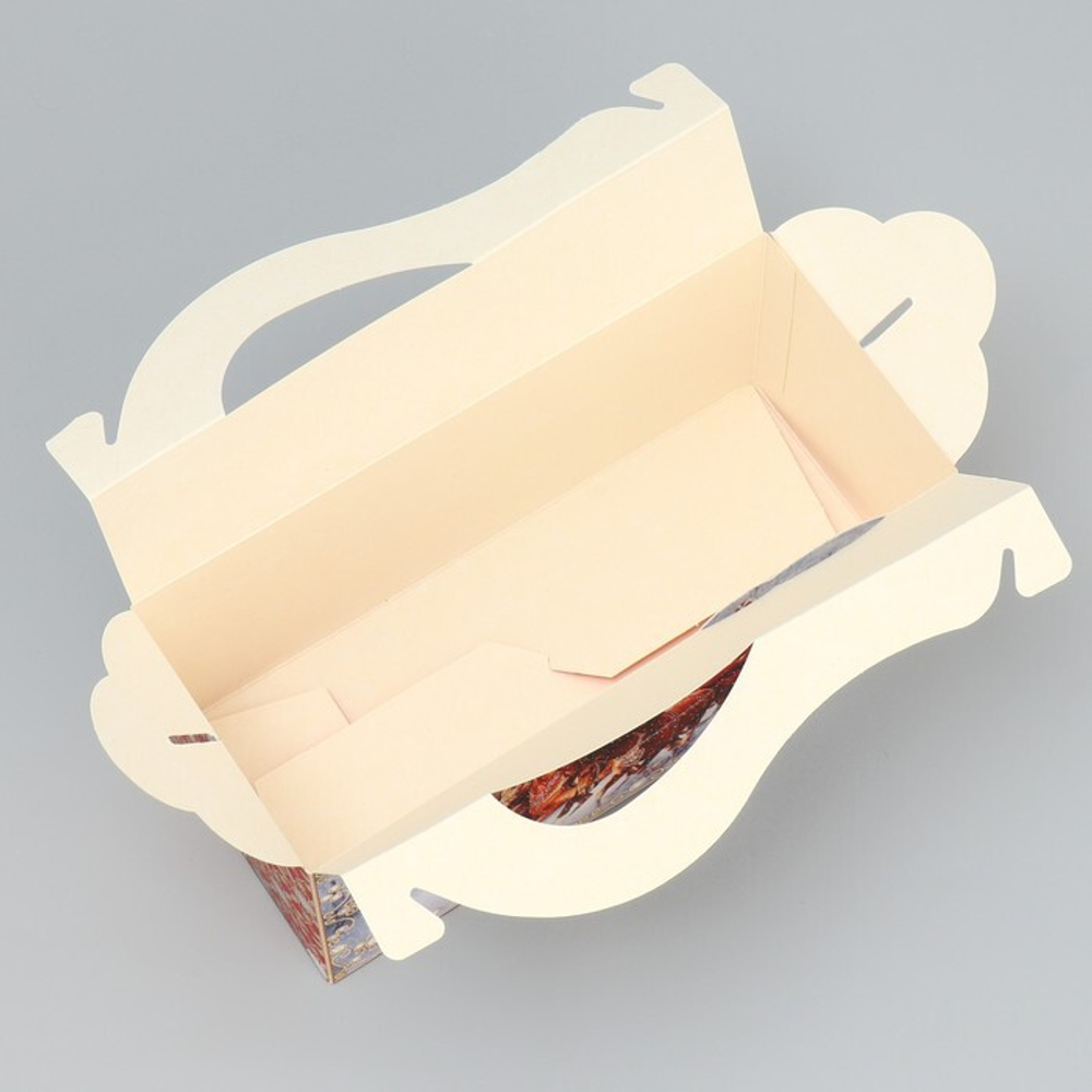 Коробка подарочная складная «С Новым годом! Тройка », 23 х 10 х 10 см