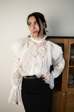 Блуза "Белый лебедь"