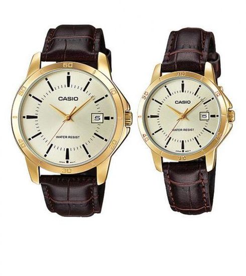 Парные часы Casio Standard: MTP-V004GL-9A и LTP-V004GL-9A